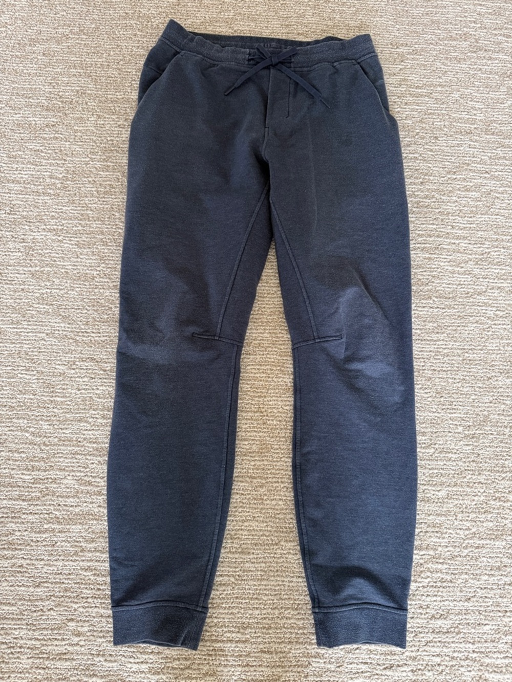 Lululemon Joggers  Lrg Tall Blue Heather City Sweat Soft Stretch French Terry